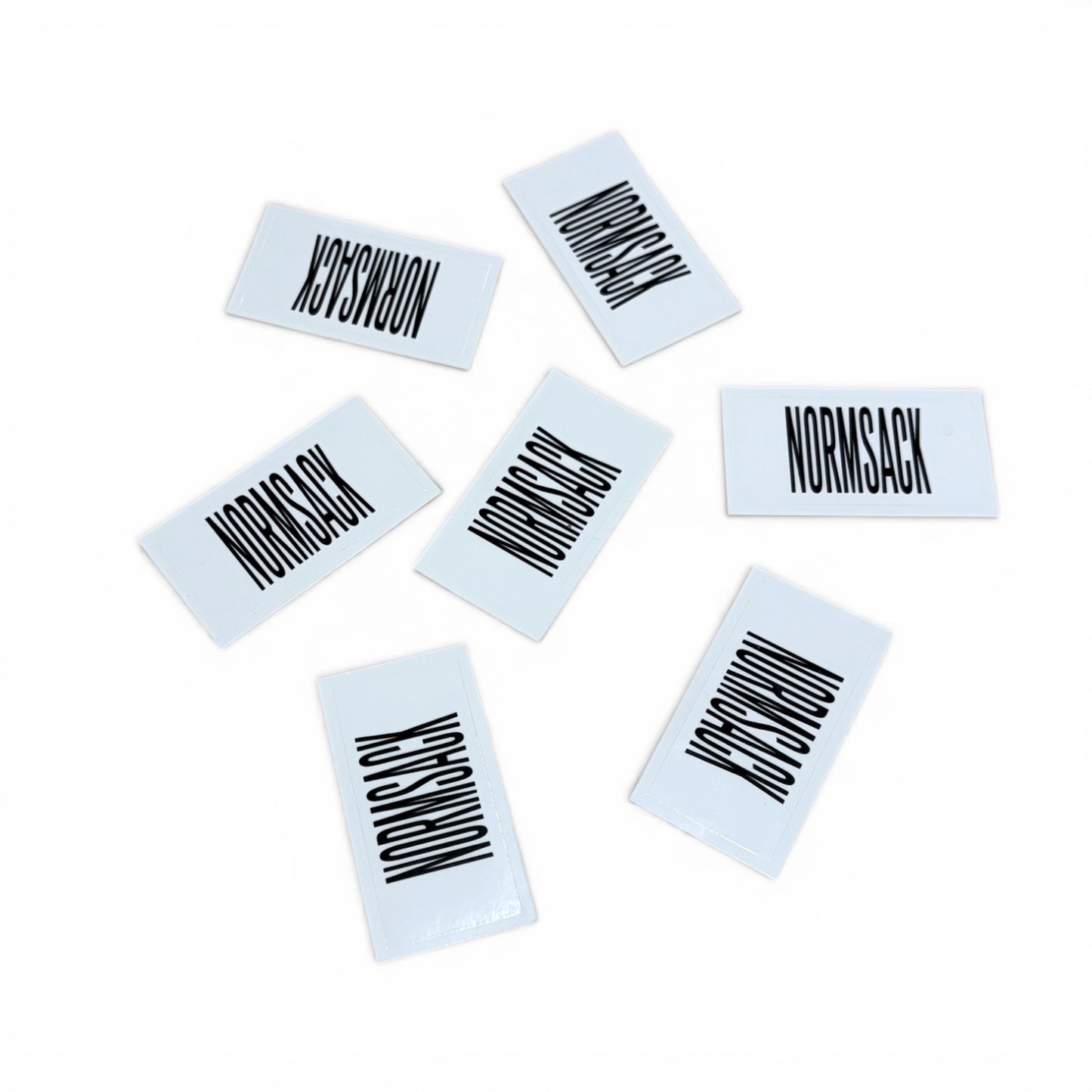 NORMSACK Warp Logo Sticker